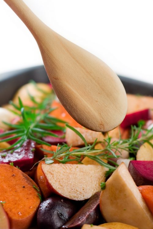 Healthy roast vegetables