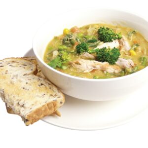 Hearty chicken and vege soup