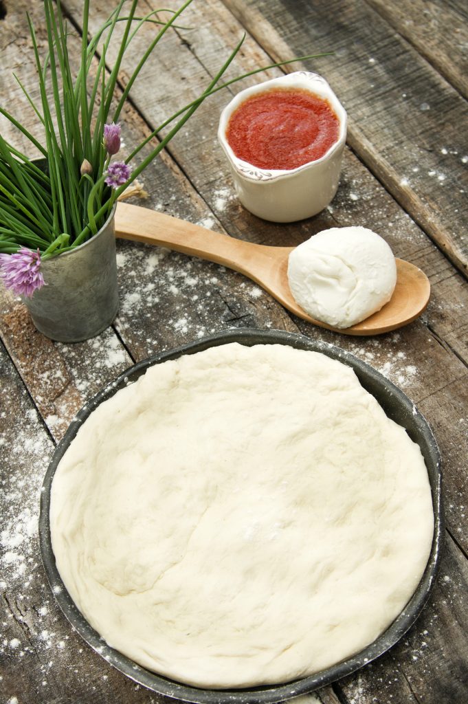 Homemade pizza base Homemade pizza base