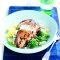 Honey and thyme roasted chicken with couscous
