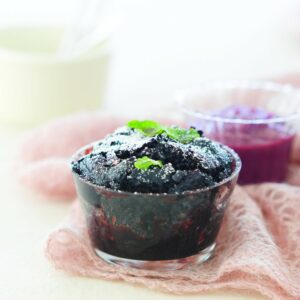 Hot and saucy brownie pudding