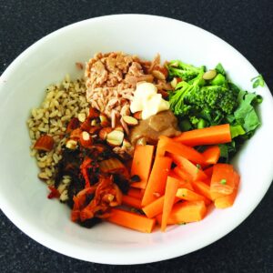 Desk-drawer rummage bowl
