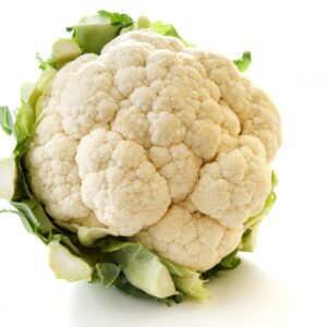 In the garden: Cauliflower