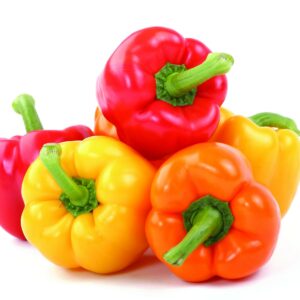 In season mid-autumn: Capsicums