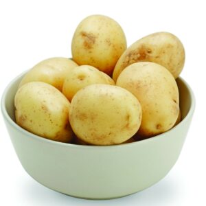 In season early summer: New potatoes