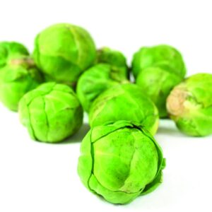 In season late autumn: Brussels sprouts