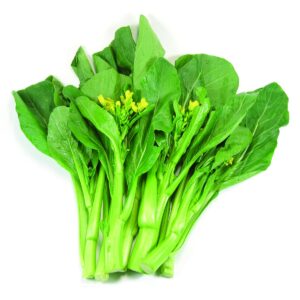 In season mid-spring: Choy sum