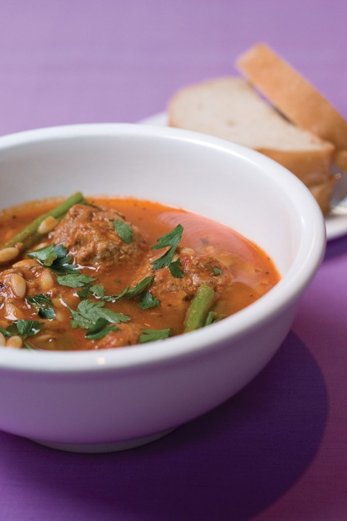 Italian meatball soup Italian meatball soup