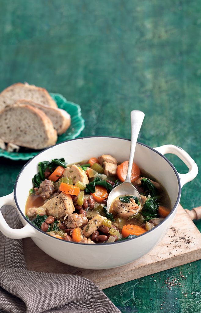 Italian-style chicken and borlotti bean stew Italian-style chicken and borlotti bean stew