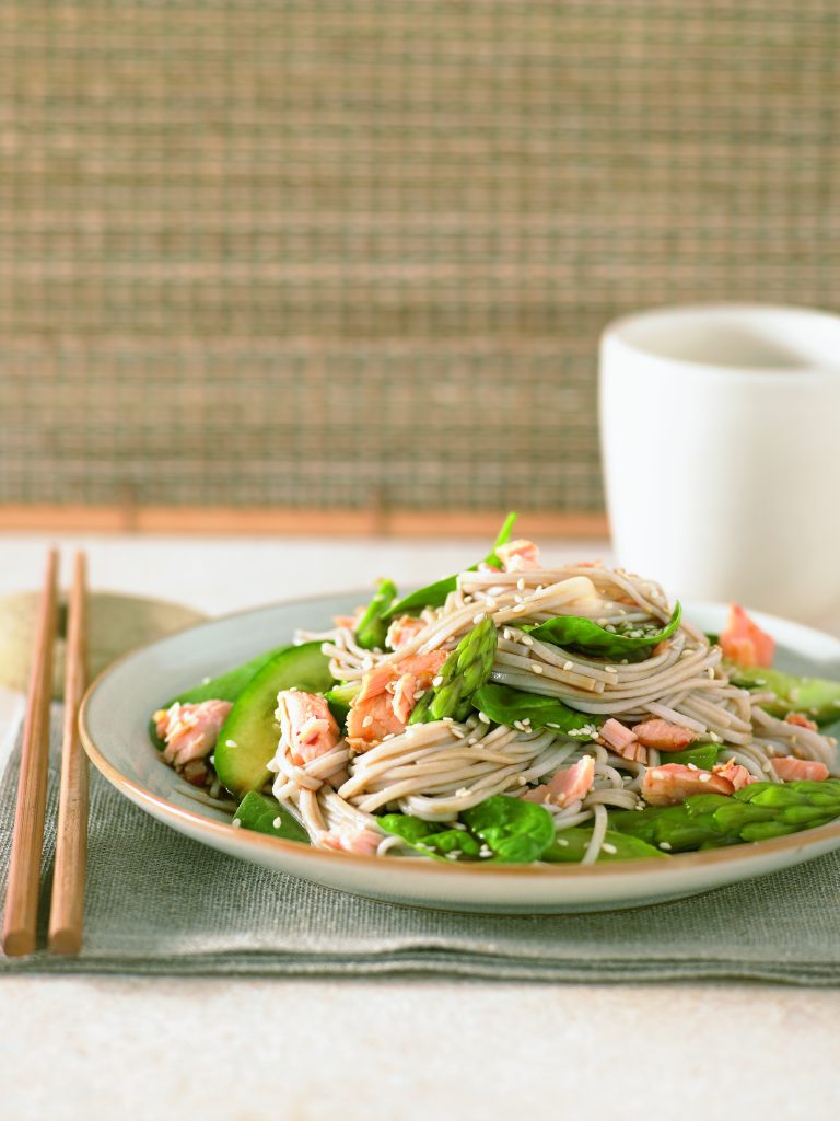 Japanese soba noodle salad Japanese soba noodle salad