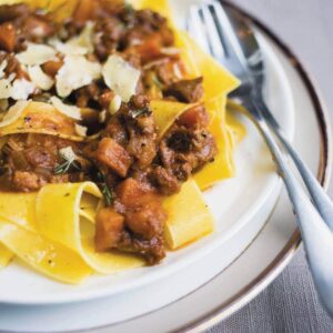 Lamb ragù for pasta