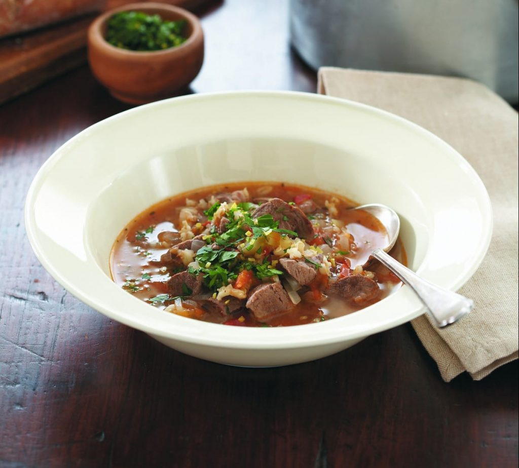 Lamb and barley soup Lamb and barley soup