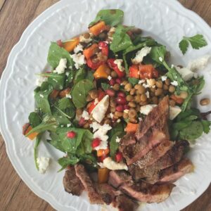Lamb and rocket salad