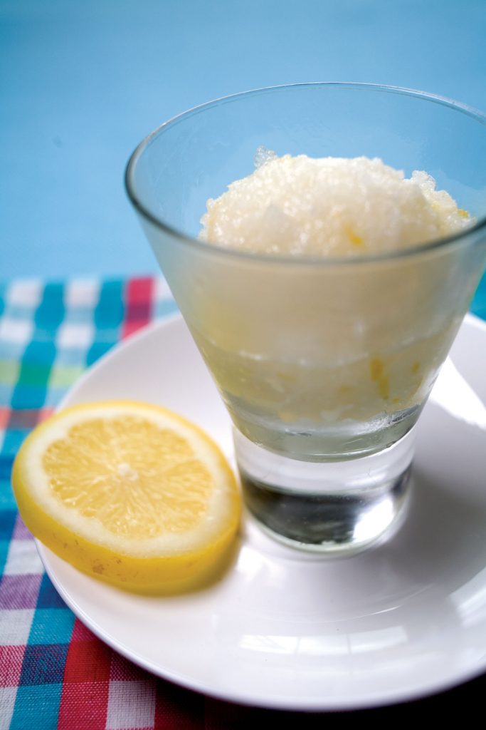 Lemon sorbet Lemon sorbet