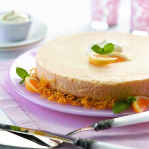 Lemon mousse tart