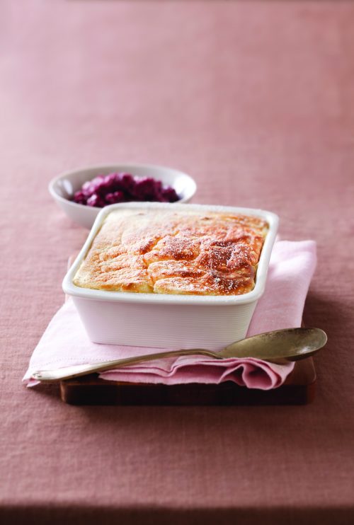 Lemon sago pudding
