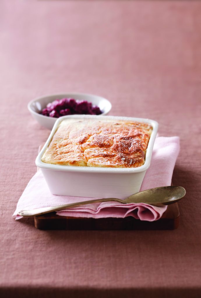 Lemon sago pudding Lemon sago pudding