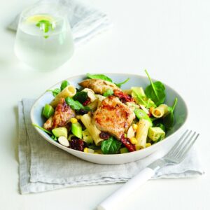 Lemongrass chicken pasta salad