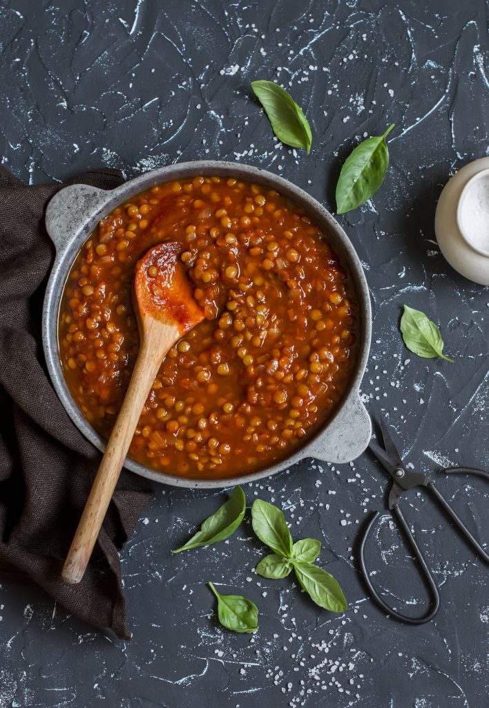 Lentil bolognese Lentil bolognese
