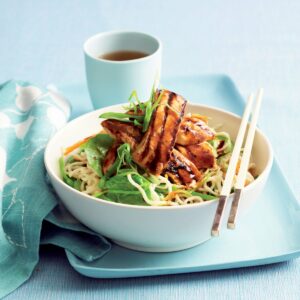 Low-fat hoisin chicken and noodles