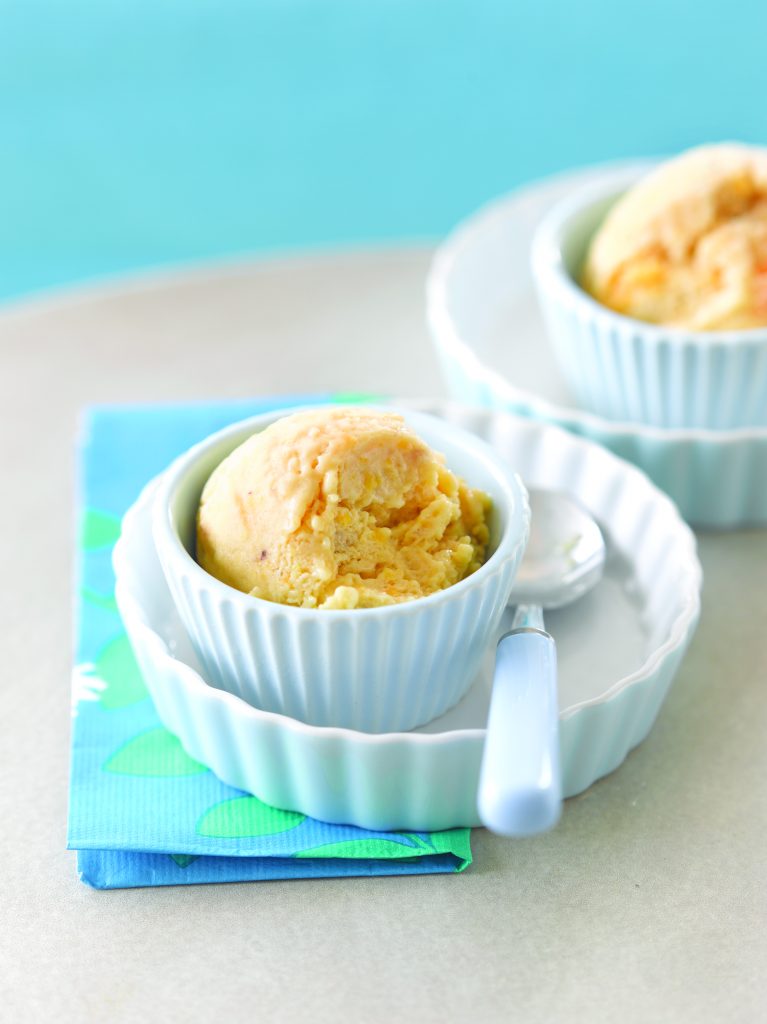 Mango ice cream Mango ice cream