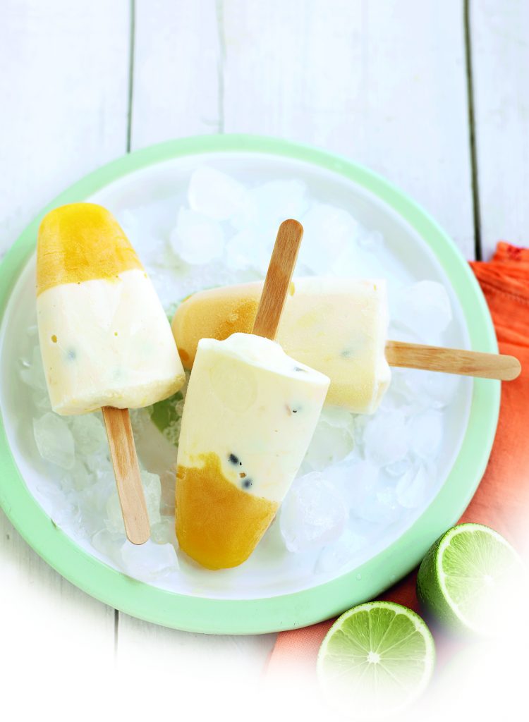 Mango ice-pops Mango ice-pops