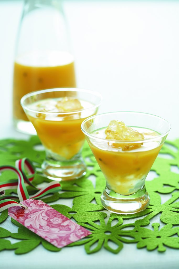 Mango passionfruit mocktail Mango passionfruit mocktail