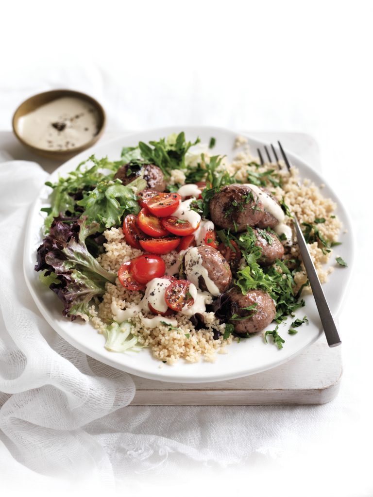 Meatball couscous salad Meatball couscous salad