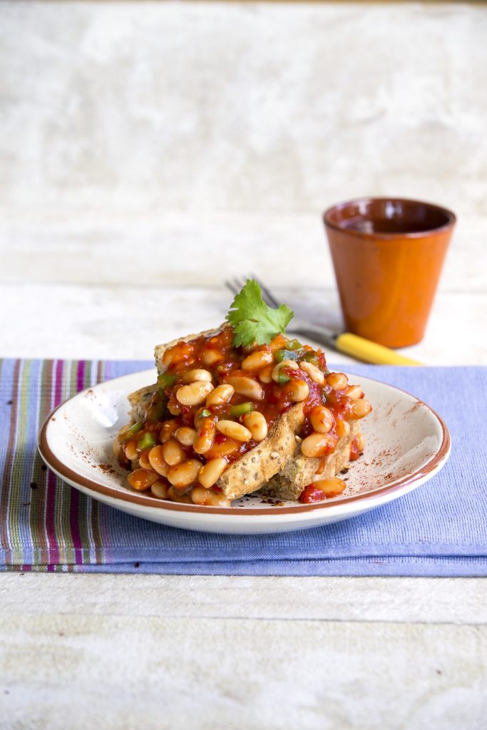Mexican-style homemade baked beans Mexican-style homemade baked beans