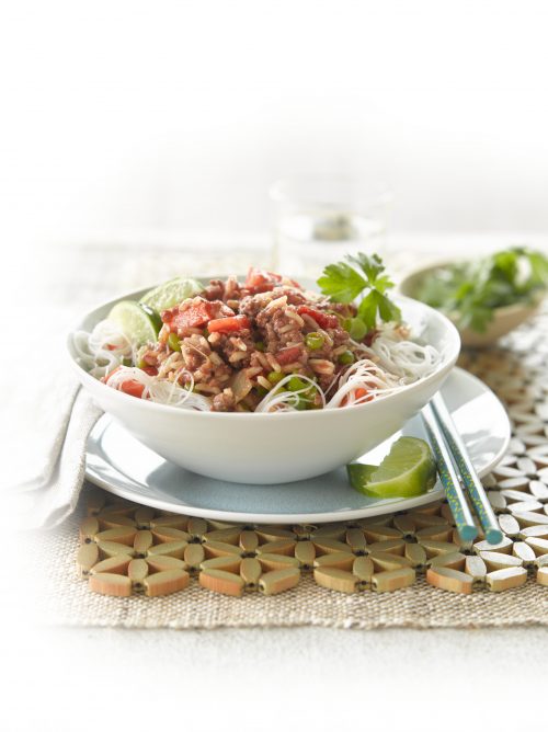 Mince stir-fry noodles