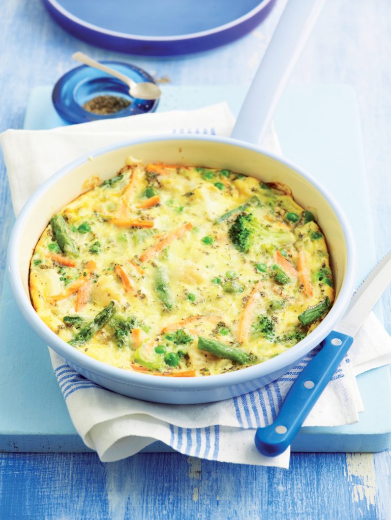Mixed vegetable frittata Mixed vegetable frittata