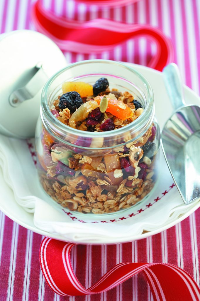Mixed nut and cherry muesli Mixed nut and cherry muesli