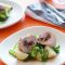 Mushroom-stuffed chicken thigh fillets