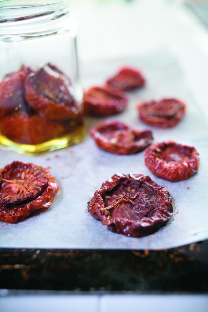 Oven-dried tomatoes Oven-dried tomatoes