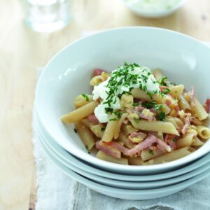 Penne carbonara