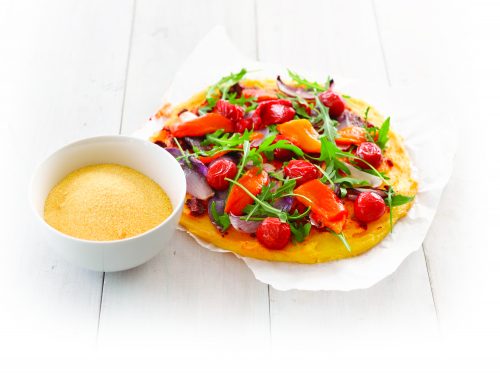 Polenta pizza