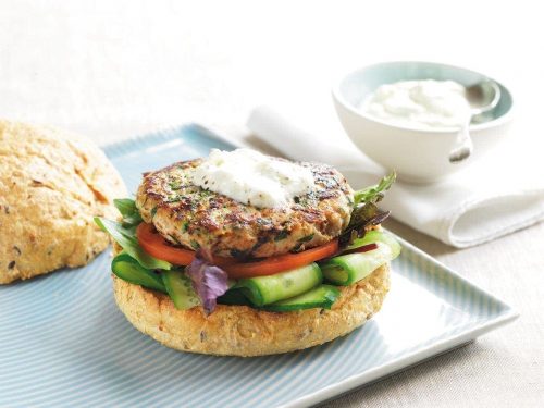 Pork and apple burgers