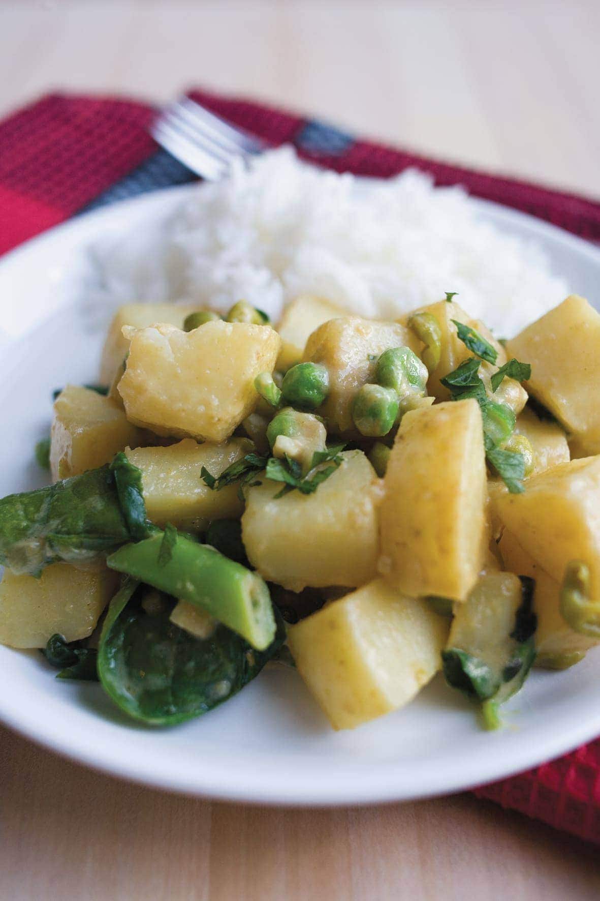 Potato and pea curry - Healthy Food Guide