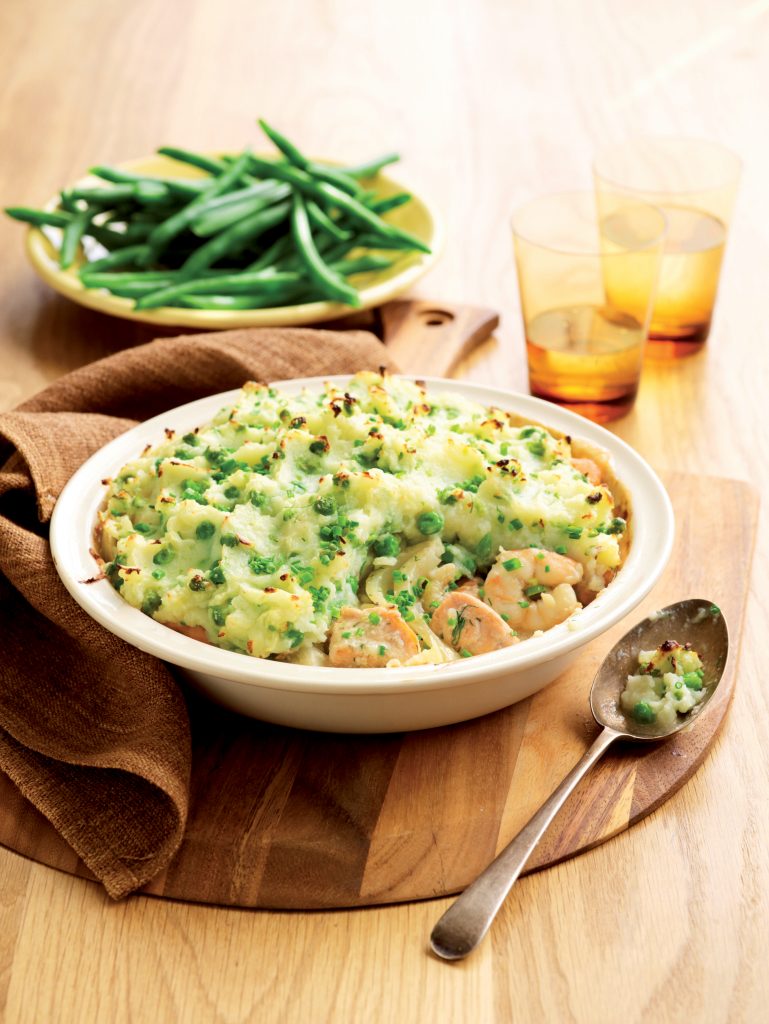 Potato-topped fish pie Potato-topped fish pie