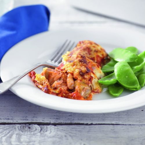 Prawn cannelloni
