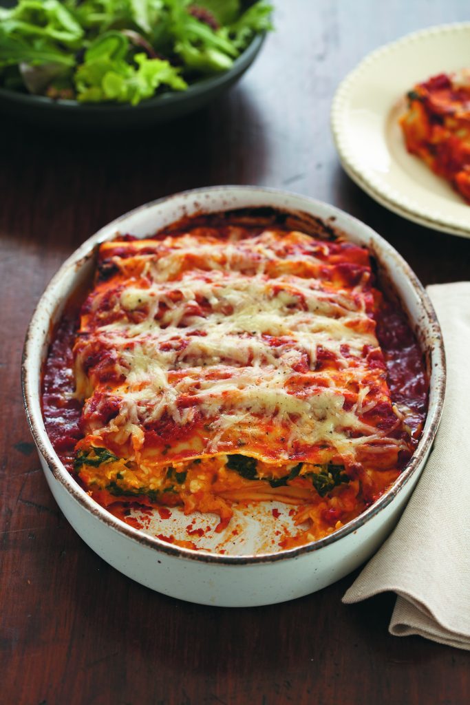 Pumpkin and spinach cannelloni Pumpkin and spinach cannelloni