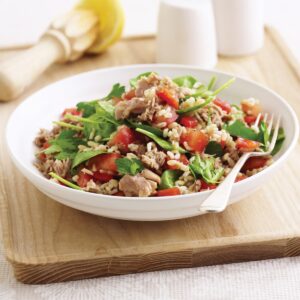 Quick tuna and rice salad