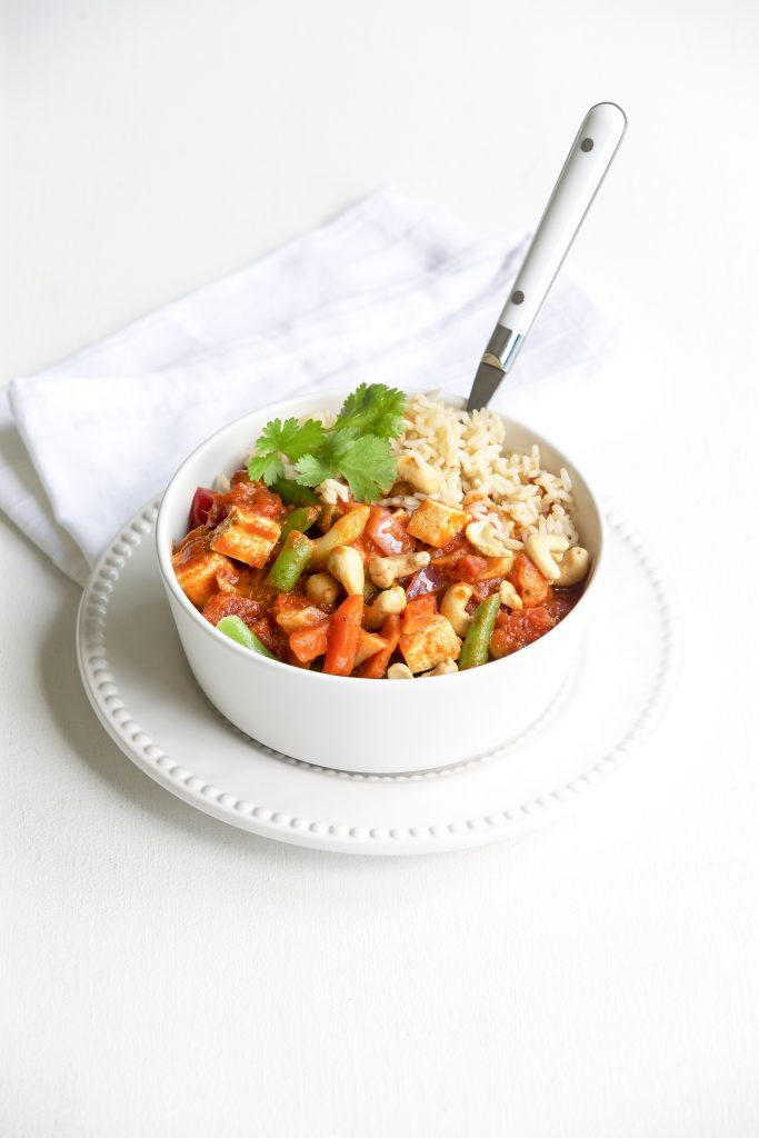 Quick chickpea and tofu curry Quick chickpea and tofu curry