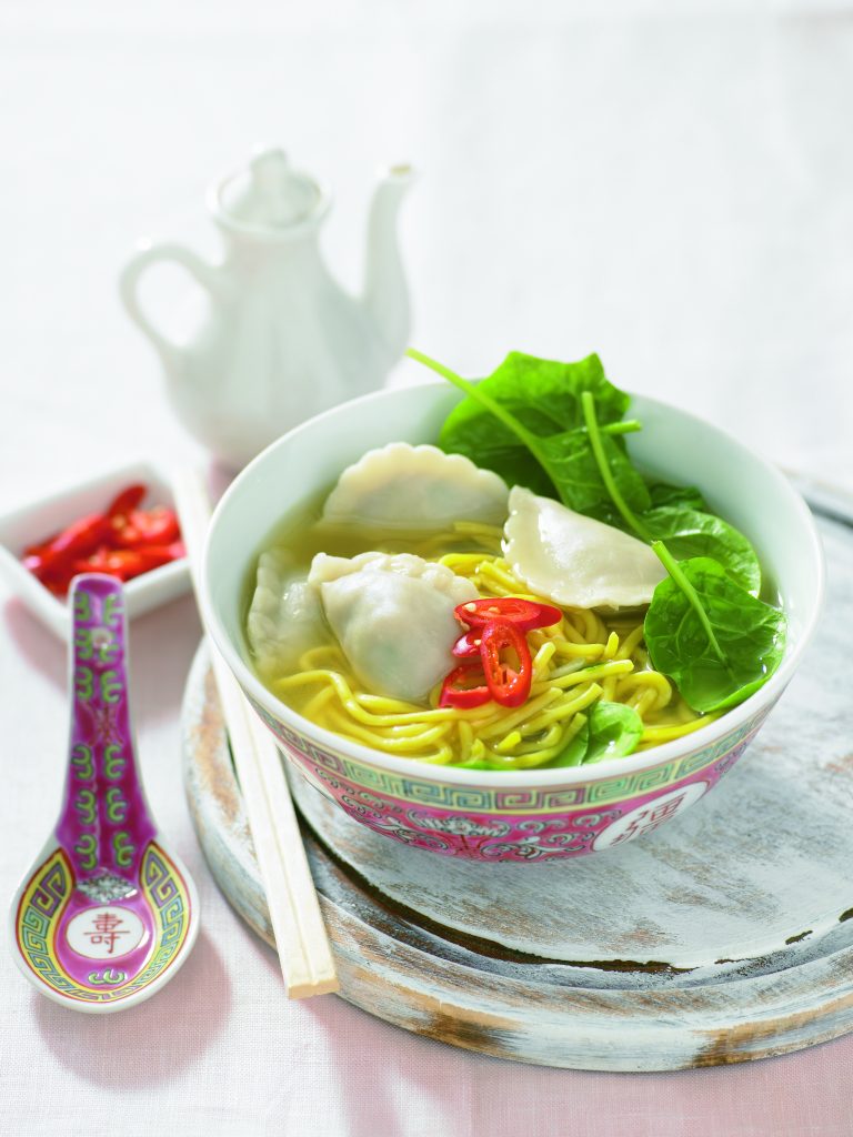 Quick spring soup with dumplings Quick spring soup with dumplings