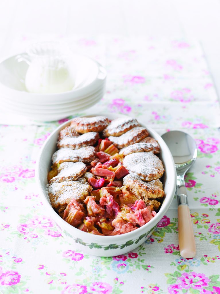 Rhubarb cobbler Rhubarb cobbler