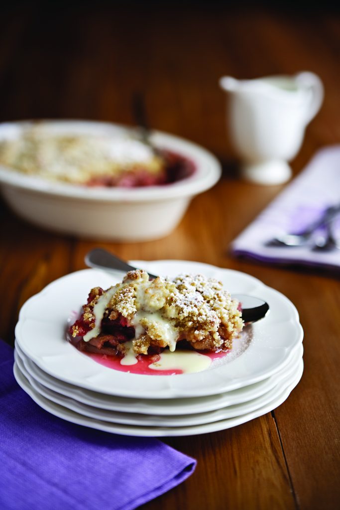 Rhubarb crumble Rhubarb crumble