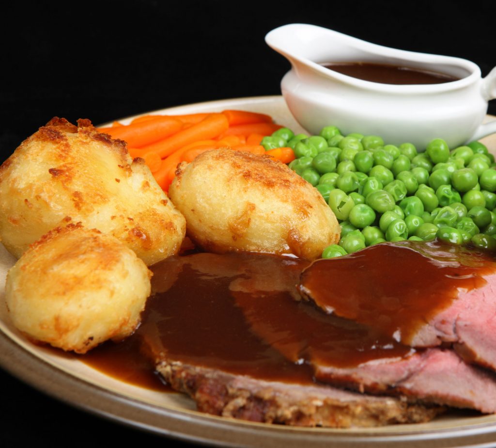 Roast beef and vegetables Roast beef and vegetables