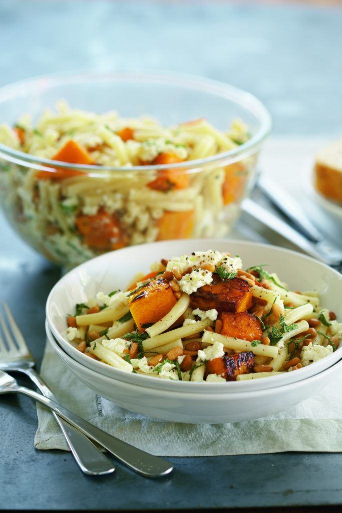 Roast pumpkin, ricotta, pine nut and sage pasta Roast pumpkin, ricotta, pine nut and sage pasta