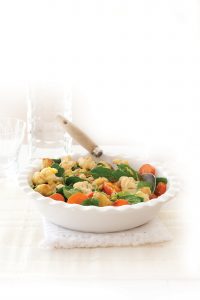 Roasted cauliflower and carrot salad