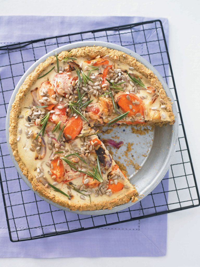 Roasted vegetable tart Roasted vegetable tart